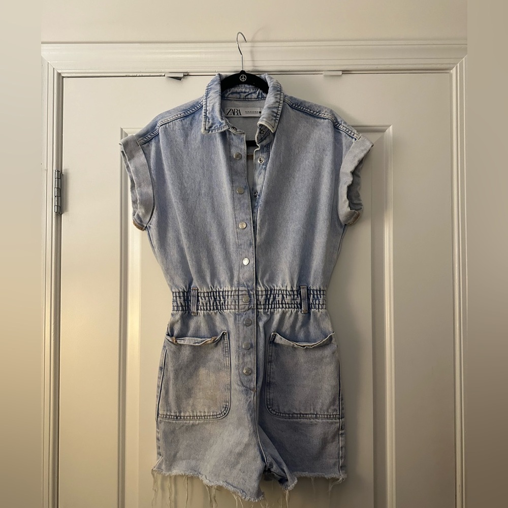 Zara denim jumpers
